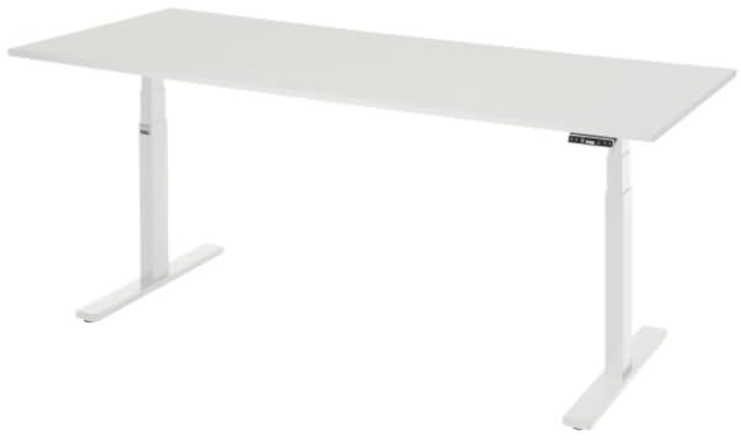 Rau Schreibtisch adlatus 100 2000x800x650-1300 M-Platte lichtgrau Bild 1