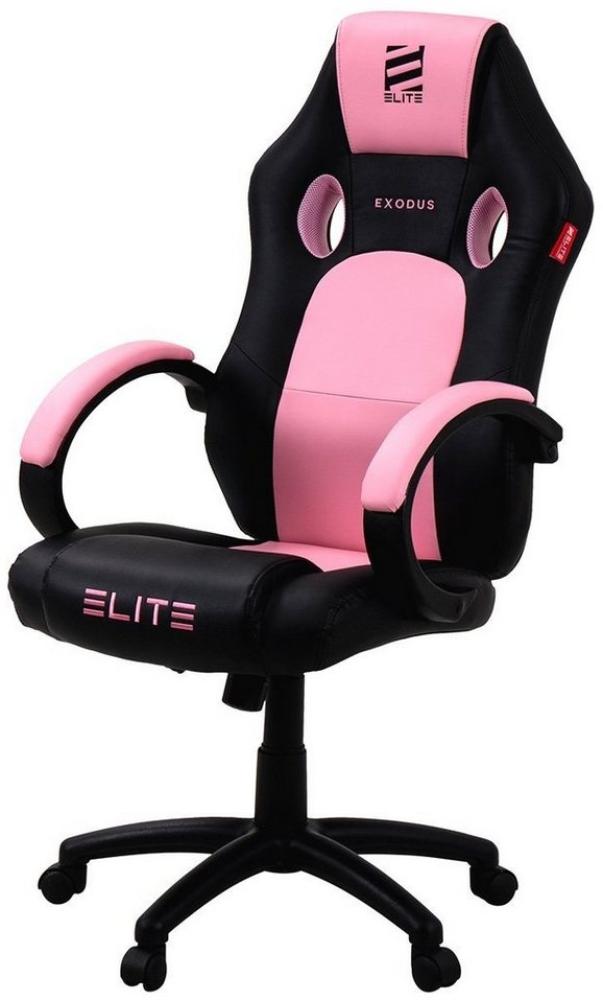 ELITE Gaming Gaming-Stuhl Ergonomischer Gamingstuhl Exodus Bürostuhl inkl. XXL Sitzfläche (hohe Rückenlehne, verstellbare Sitzhöhe, extragroße Sitzfläche, vielfältige Farbauswahl, Sicherheits-Doppelrollen, 1 St), verstellbare Sitzhöhe Bild 1