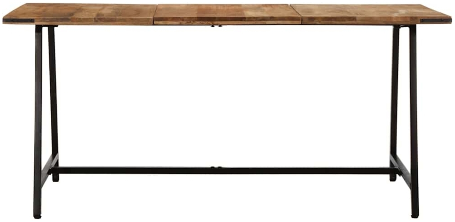 vidaXL Esstisch 160x80x75 cm Massivholz Mango 373610 Bild 1
