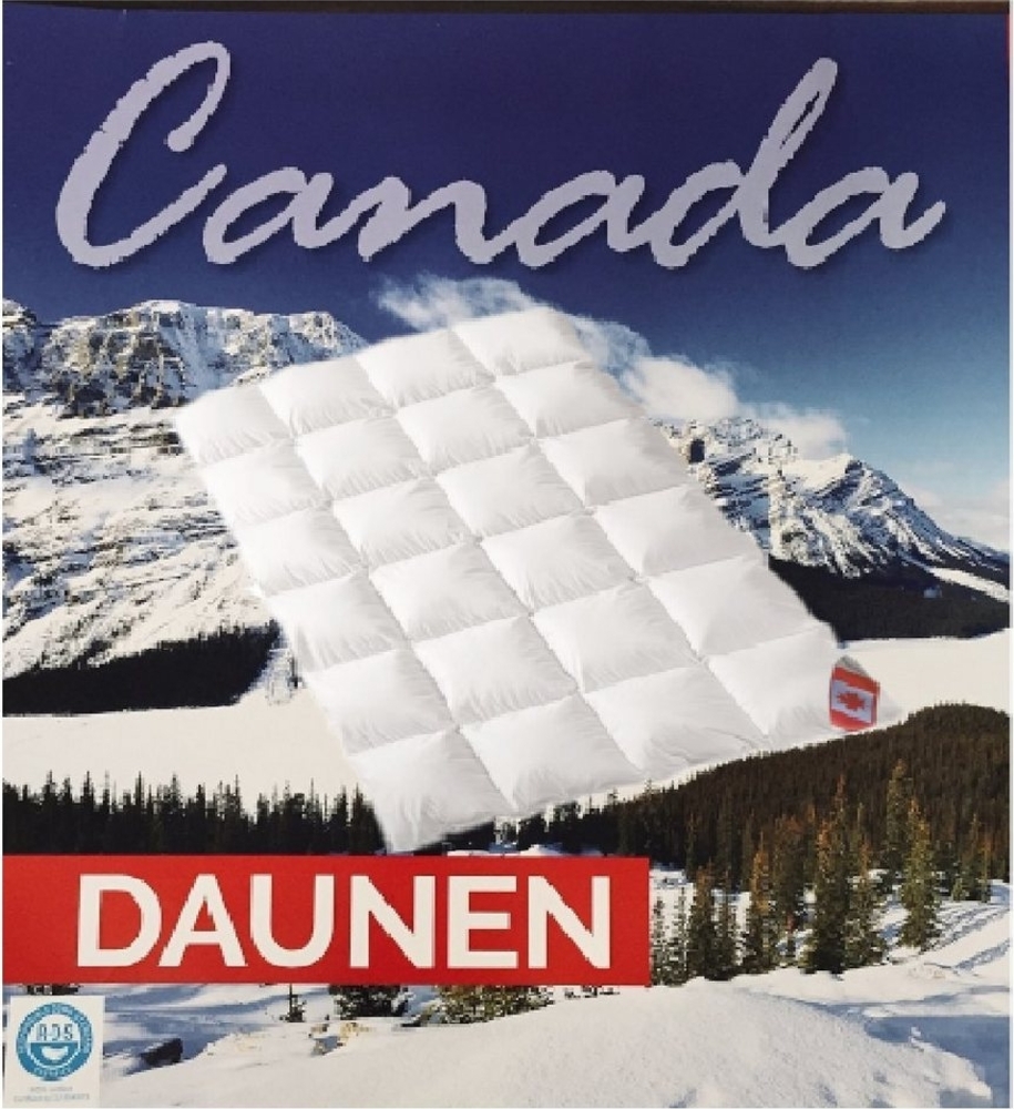 KÜNSEMÜLLER Daunenbettdecke Canada Daunendecke Ganzjahresdecke 135x200 cm Klasse 1 Künsemüller, Füllung: Entendaune, leichte Decke, weicher Bezug, Klasse 1 Bild 1