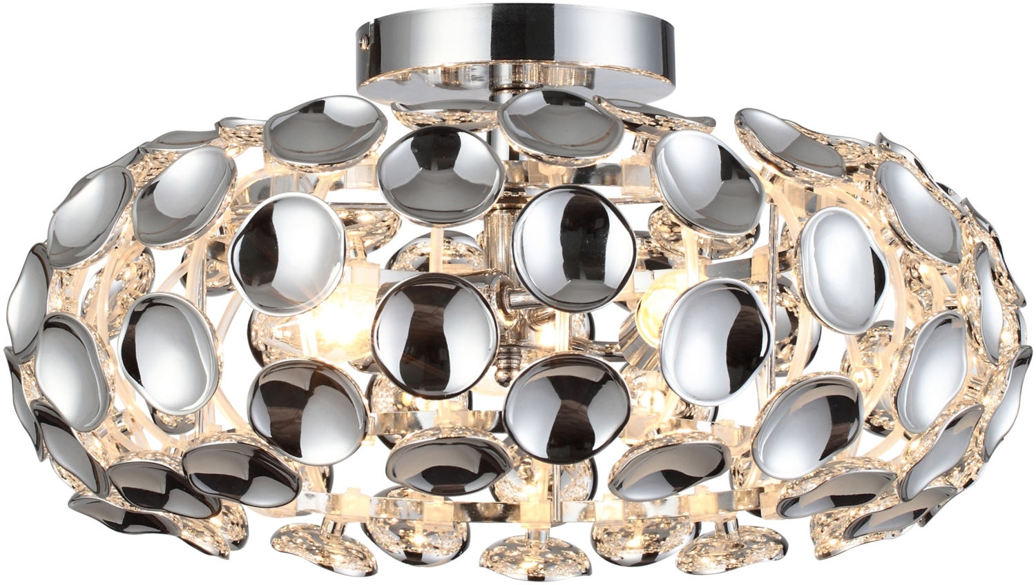 Deckenlampe BRILLA 10.975.48.01 Ø48CM Chrom Metall Acryl Bild 1