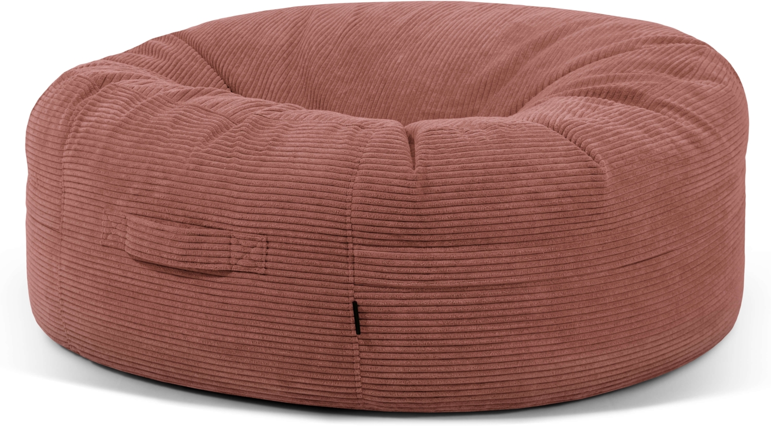 Sitzsack ‘Roll 135‘, Bezugstoff - Waves, 100% Polyester, Coral, 50x135x135 cm. Bild 1