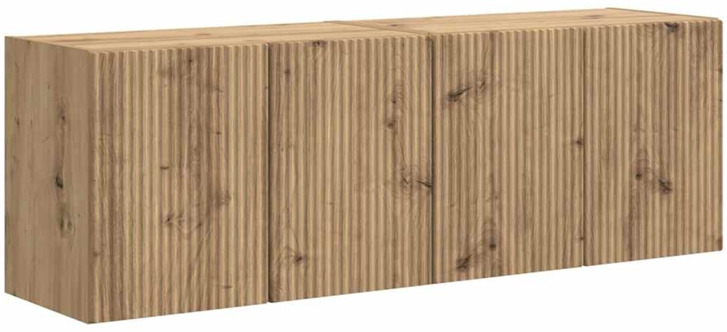 vidaXL TV-Wandschrank 2 pcs Artisan-Eiche 59,5 x 31 x 40 cm 892348 Bild 1