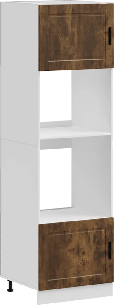 vidaXL Herdumbauschränke 2 Stk. Porto Räuchereiche Holzwerkstoff 3315056 Bild 1