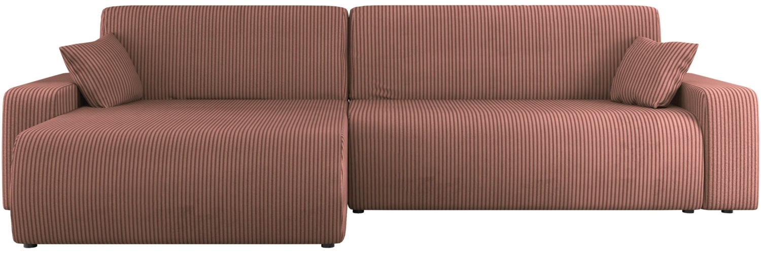 Ecksofa Pixalo L Cord Maxi mit Bettkasten und Schlaffunktion (Farbe: Poso 29) Bild 1
