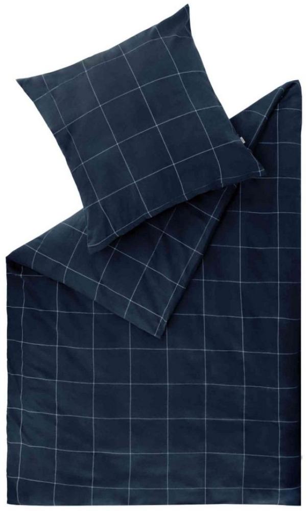 Esprit Bettwäsche CHECK Flanell Bettwäsche, 100% Baumwolle, 2 teilig, 135 x 200 cm in Navy Bild 1