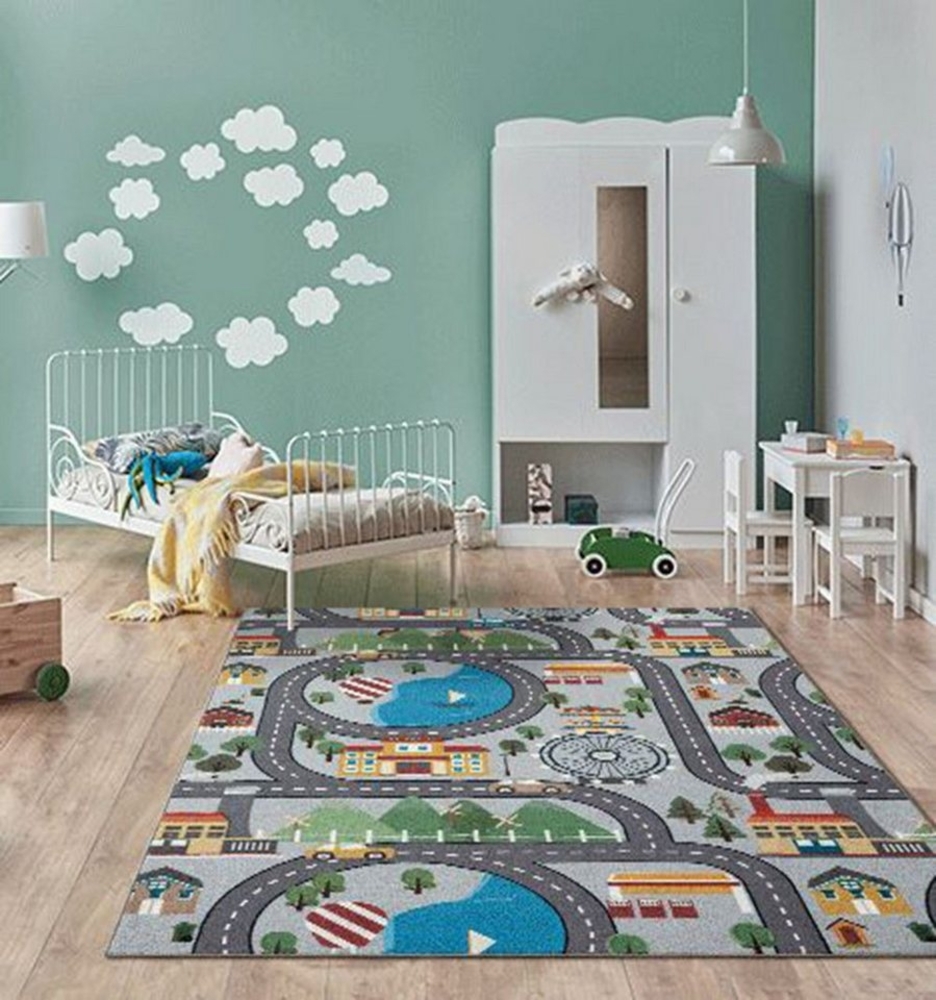 the carpet Teppich Happy Life, rechteckig, Höhe: 4 mm, Life Kinderzimmer Teppich Spielteppich pflegeleicht Bild 1