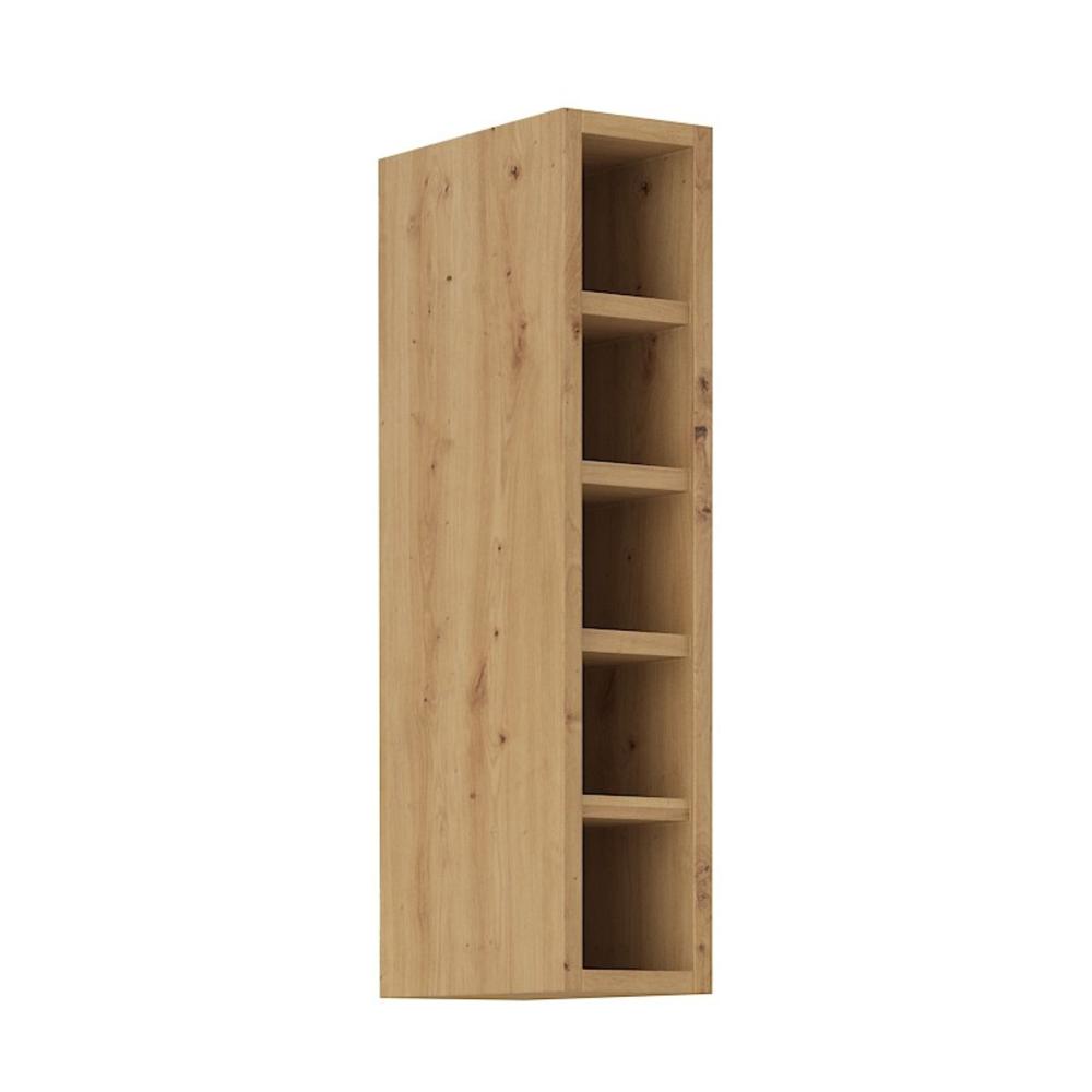 Hängeschrank Regal 15 cm Eiche Artisan Küchenzeile Küchenblock Küche Stilo Bild 1