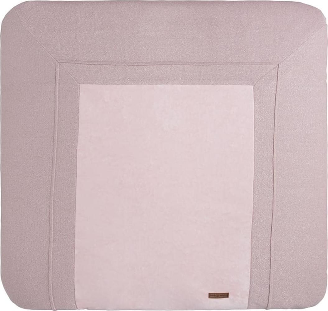 Baby's Only 407071 Wickelauflagenbezug Sparkle Glitzer silber rosa melee 75x85 cm Bild 1