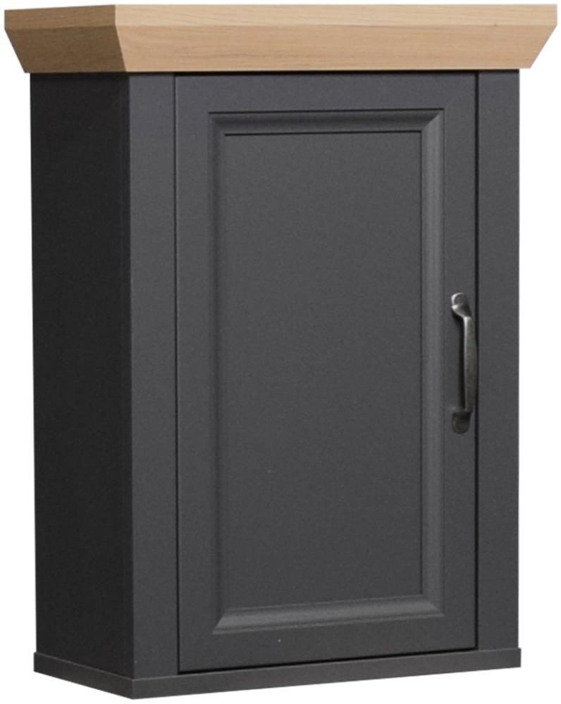 Hängeschrank >Marilin< in Anthrazit matt Lack - 45x63x25cm (BxHxT) Bild 1