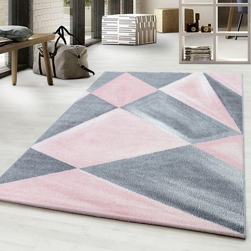 Ayyildiz Teppiche Teppich Beta 1130, rechteckig, Höhe: 11 mm, auch als Läufer, Kurzflor, Wohnzimmer Bild 1