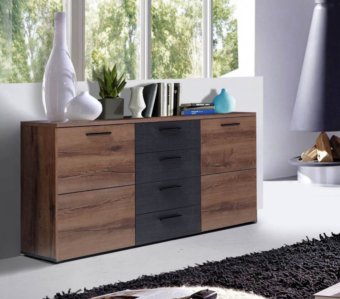 Sideboard Kommode schwarzeiche / schlammeiche Bild 1