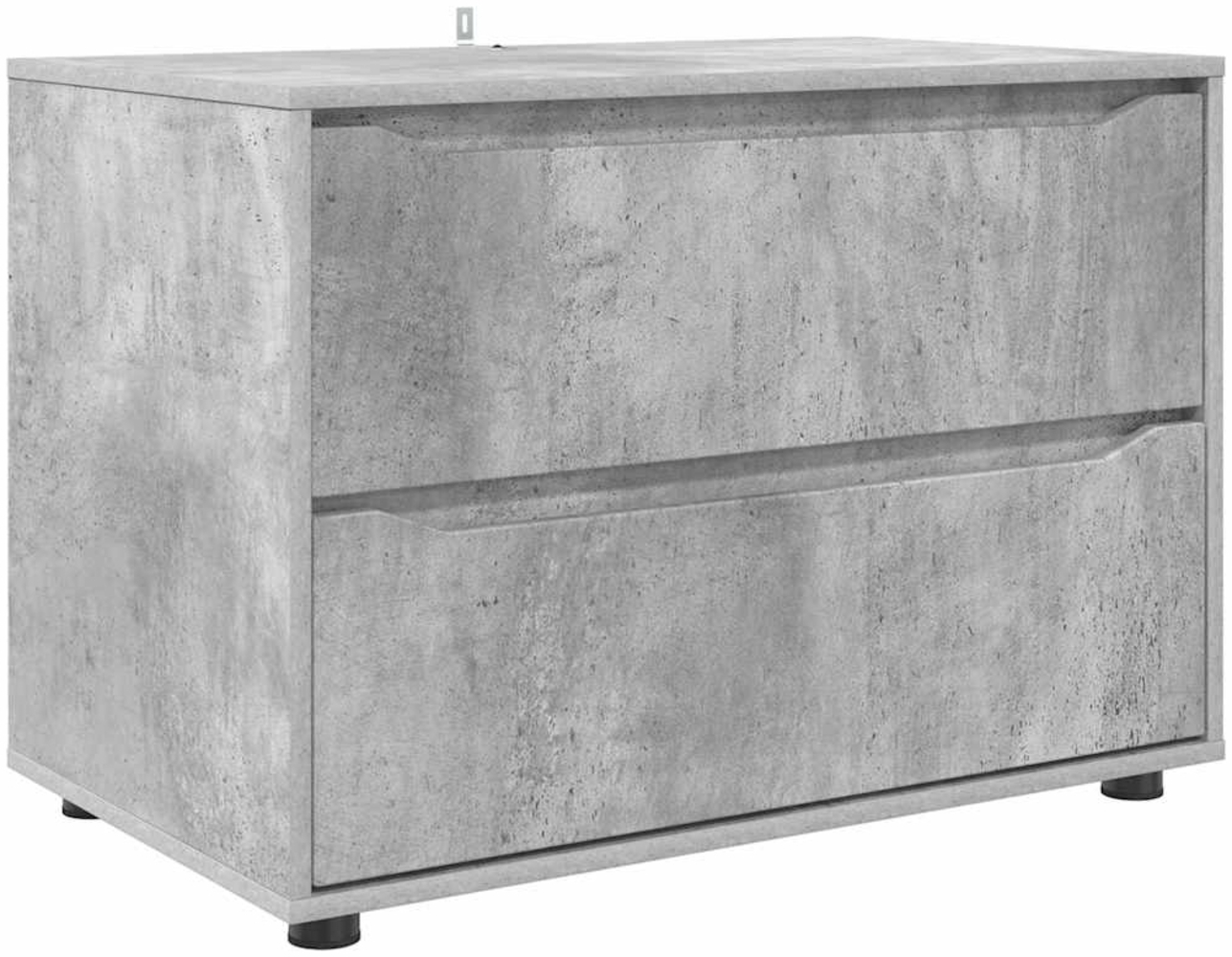 vidaXL Aufbewahrungsschrank Beton Grau 80 x 48 x 57 cm Holzwerkstoff 888820 Bild 1