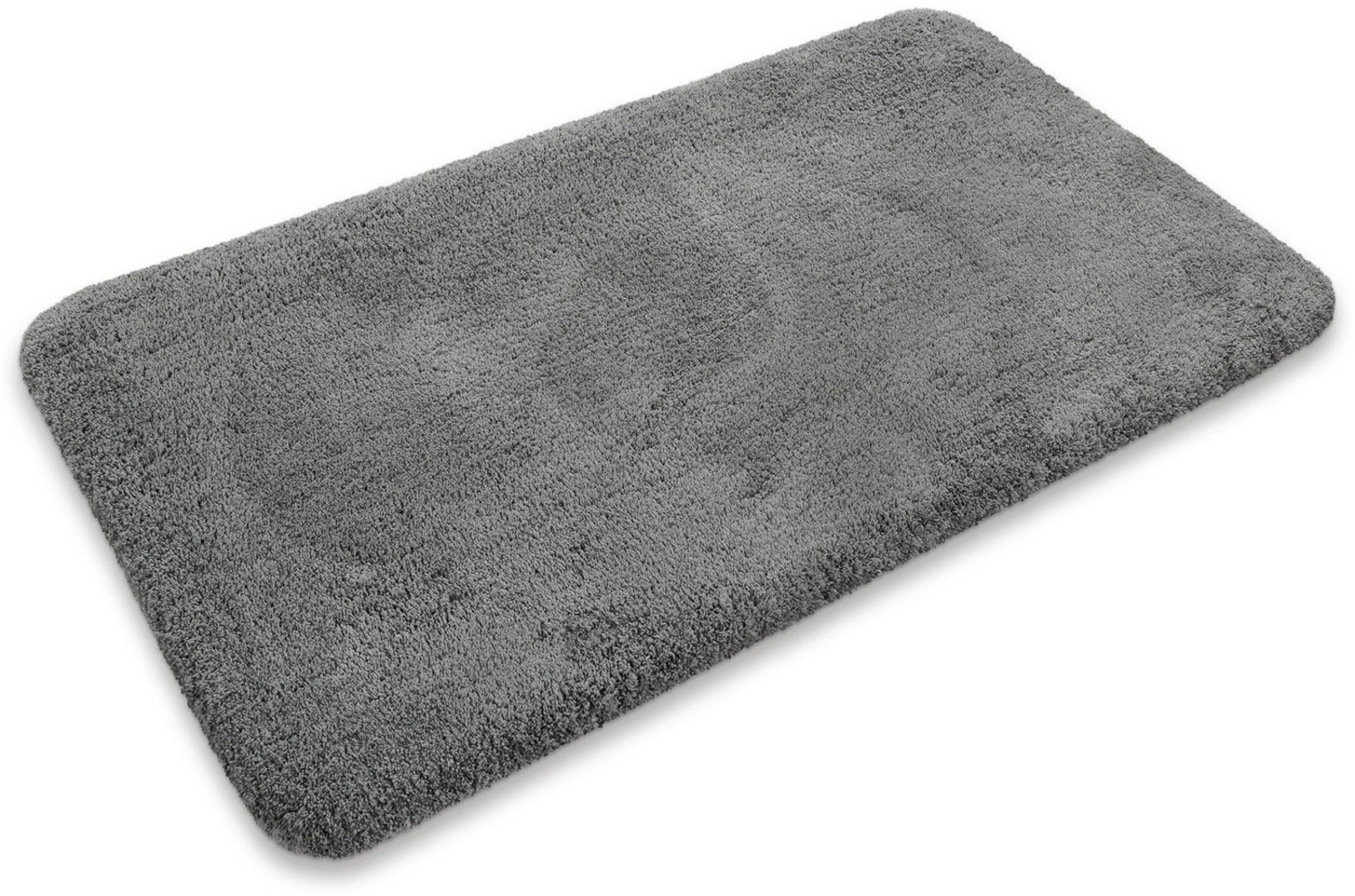 Homie Living Badematte Porto Azzurro, Höhe 30 mm, rutschhemmend beschichtet, fußbodenheizungsgeeignet, schnell trocknend, Polyester, rechteckig, Badteppich, uni, rechteckig & rund, waschbar, Badezimmerteppich Bild 1