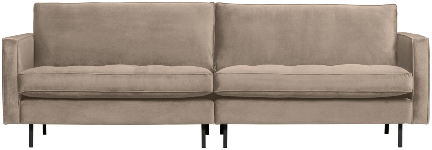 Sofa Rodeo Classic 3 Sitzer Samt, Kaki Bild 1