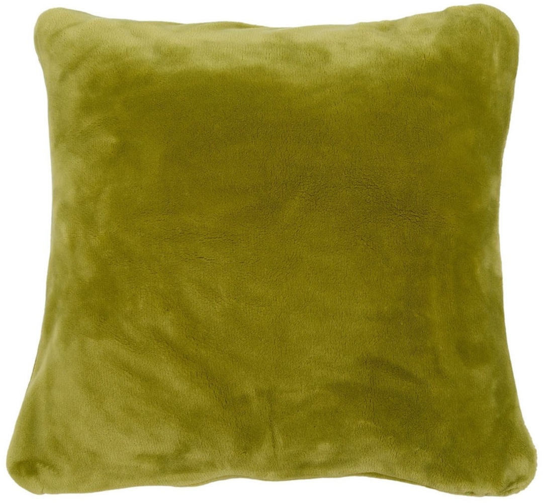 Gözze - Premium Cashmere-Feeling Kissenbezüge, 500 g/m², 50 x 50 cm - Limonengrün Bild 1