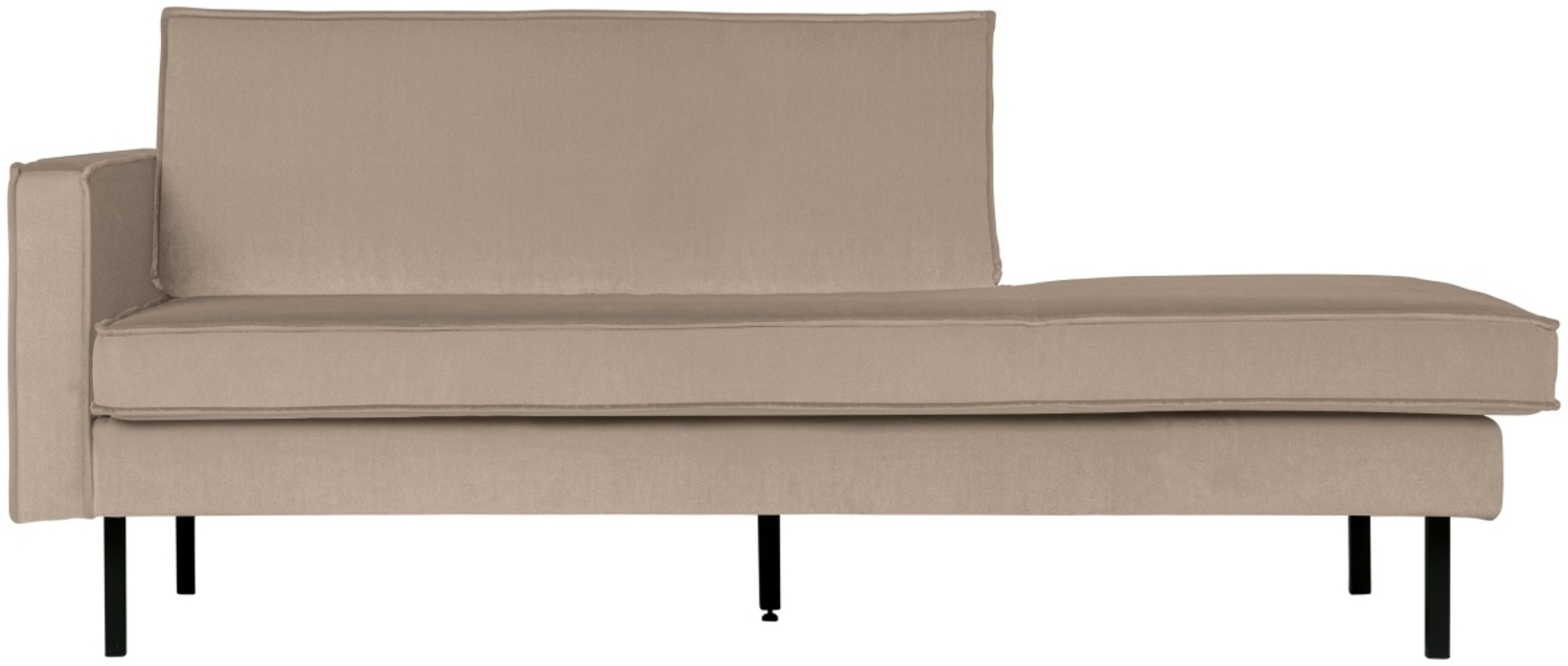 Recamiere Rodeo Daybed Samt links, Kaki Bild 1