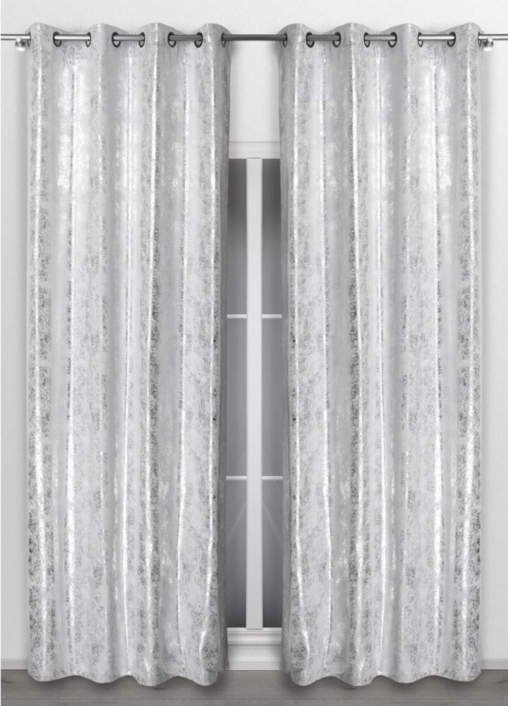 Beautex Vorhang Vorhang mit Ösen 140x260 cm blickdicht verdunkelung Gardine, Stardust, Ösen (1 St), blickdicht Bild 1