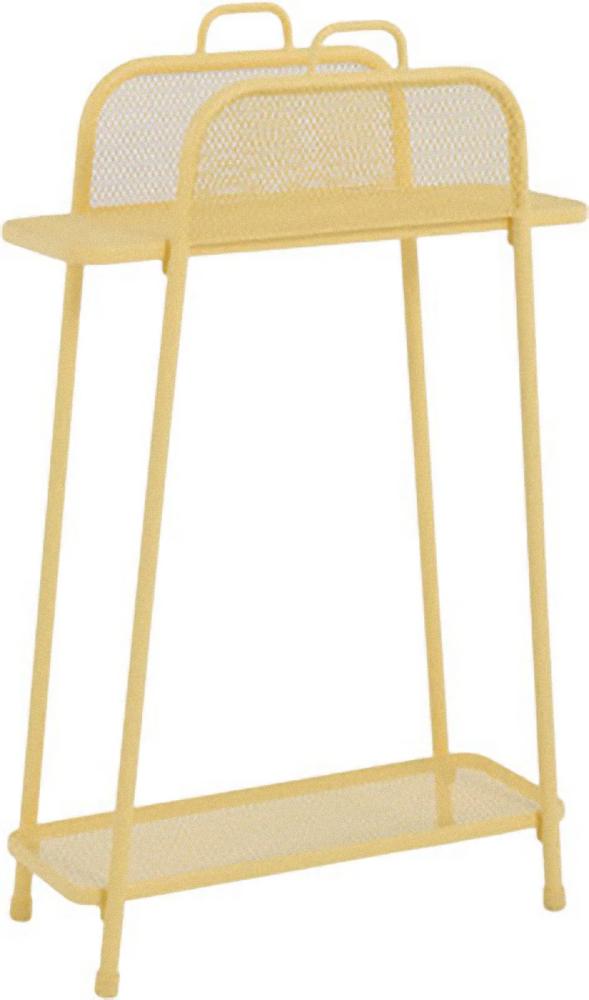 MWH Balkonregal Shelfo gelb 65,5x27x105,5 cm Bild 1