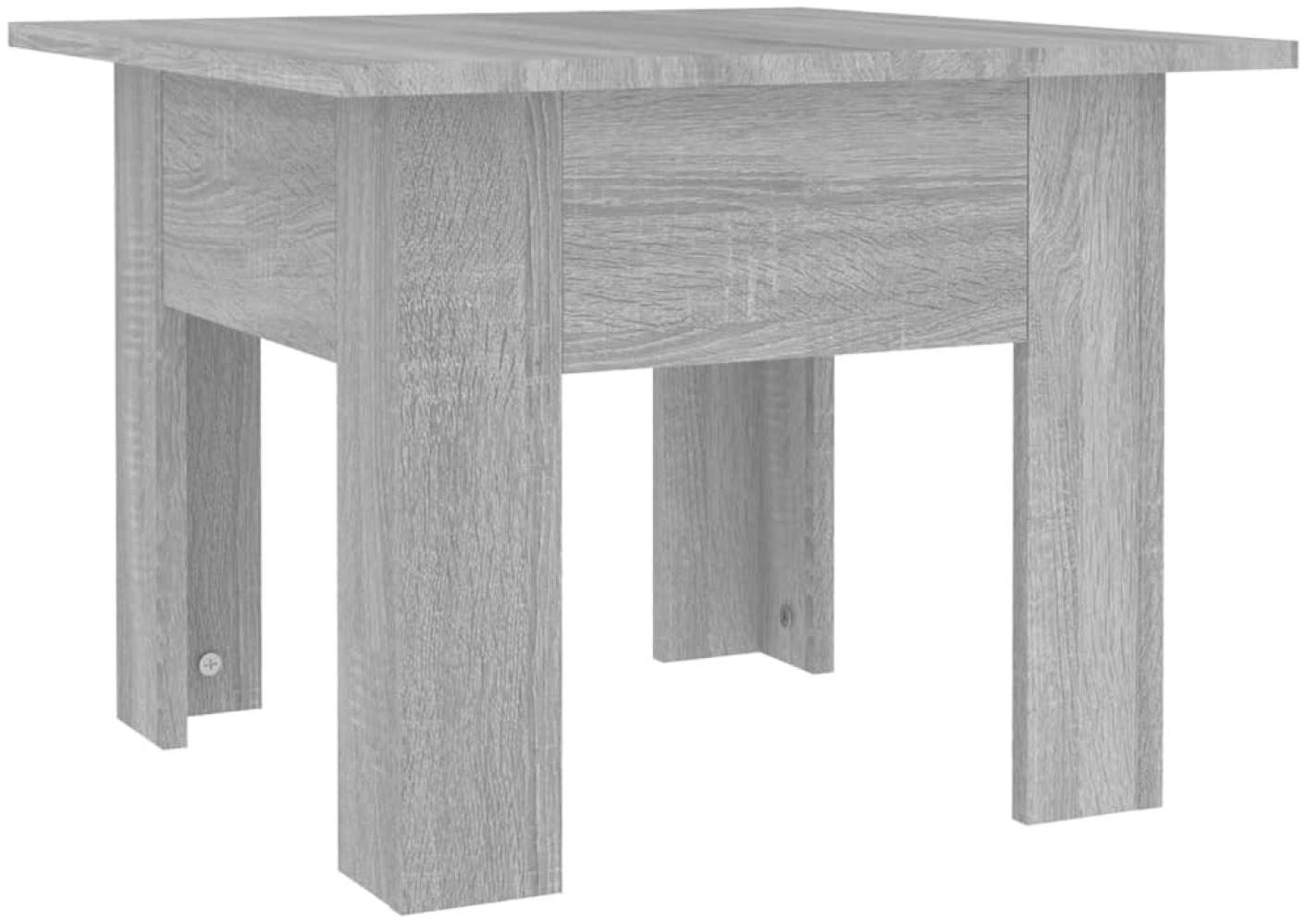 vidaXL Couchtisch Grau Sonoma 55x55x42 cm Holzwerkstoff 813069 Bild 1