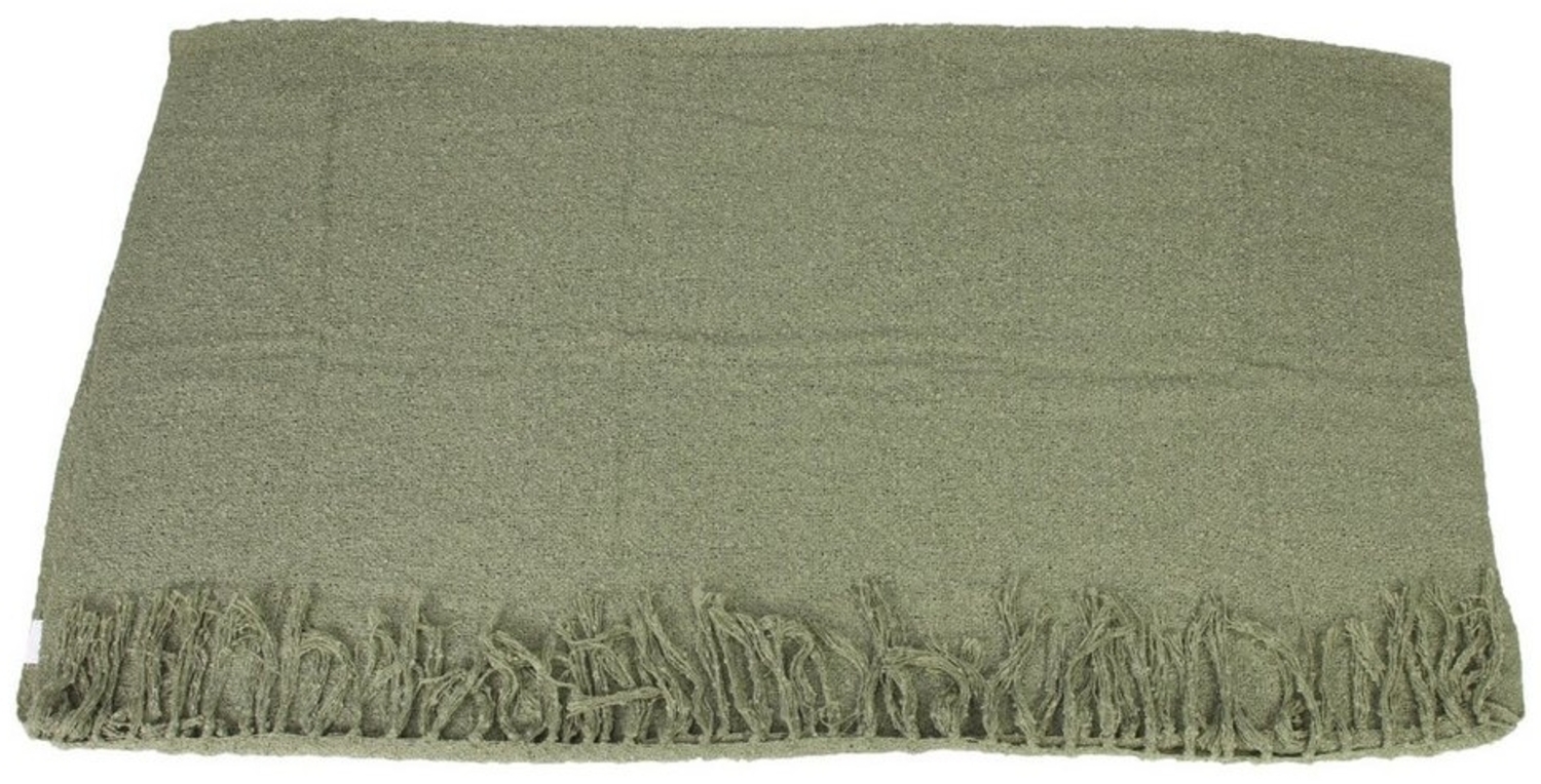 Kuscheldecke Olive Green Decke Tagesdecke Wohndecke Flauschdecke Deko Bild 1