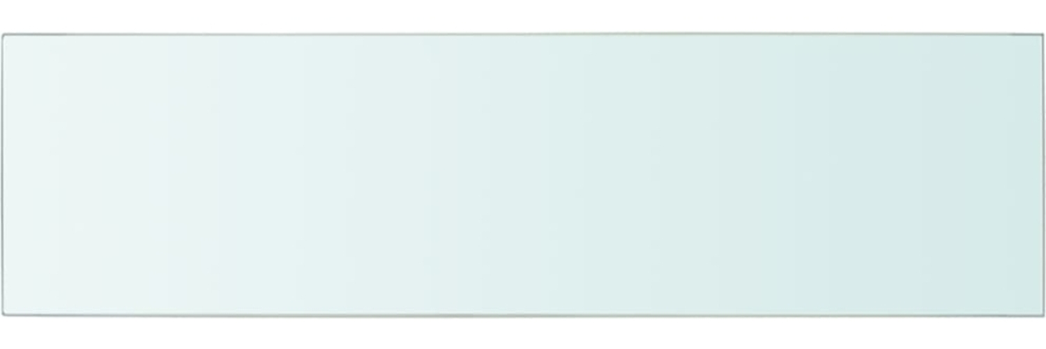 vidaXL Regalboden Glas Transparent 90x25 cm 243840 Bild 1