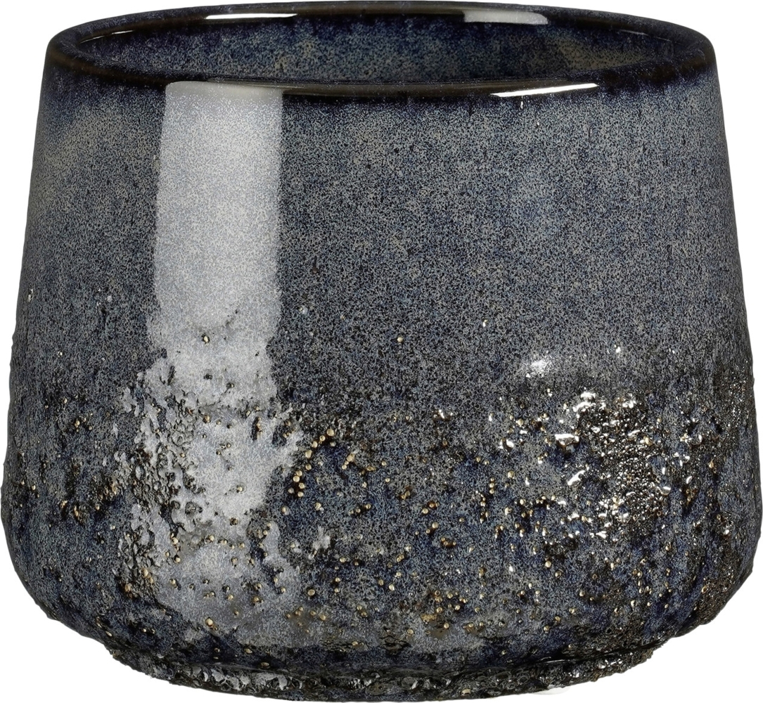 Mica Decorations Topf Mylo ceramic 13 x 16 cm blau Bild 1