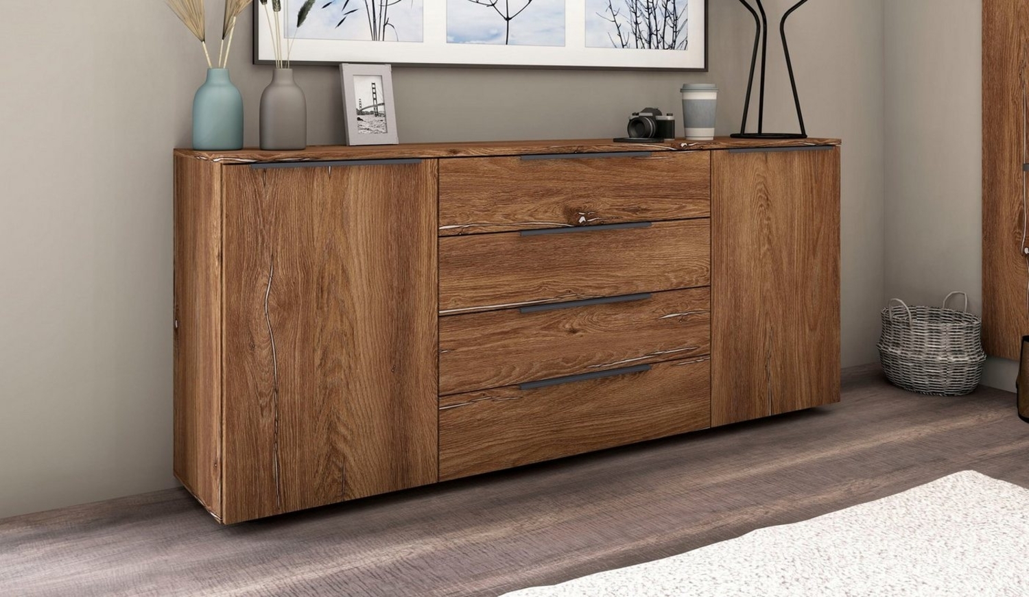 borchardt Möbel Sideboard Tom, Breite 166 cm Bild 1