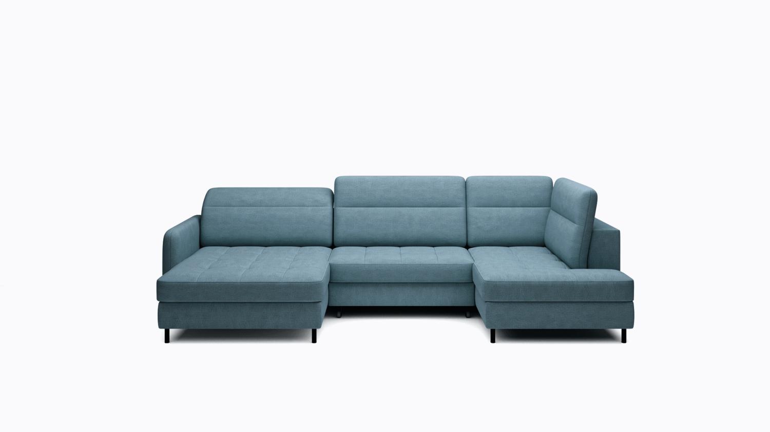 ELTAP 'Berrto' Ecksofa,, Blau, 300x130, Rechts Bild 1