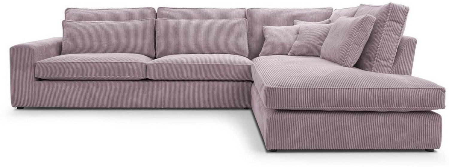 Beautysofa Ecksofa PARMA Die Lieferung beinhaltet die Lieferung in die Wohnung, im modernes Design, klassische Polsterecke inklusive Wellenfedern Bild 1