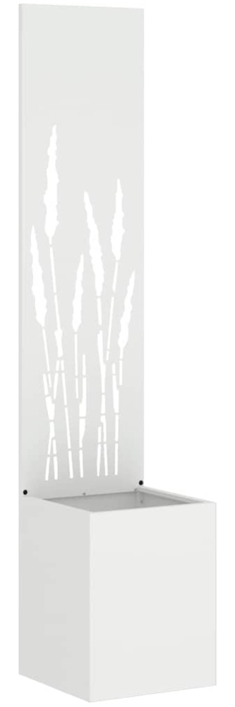 vidaXL Garten Sichtschutz-Leinwand Weiß 32 x 140 cm 876393 Bild 1