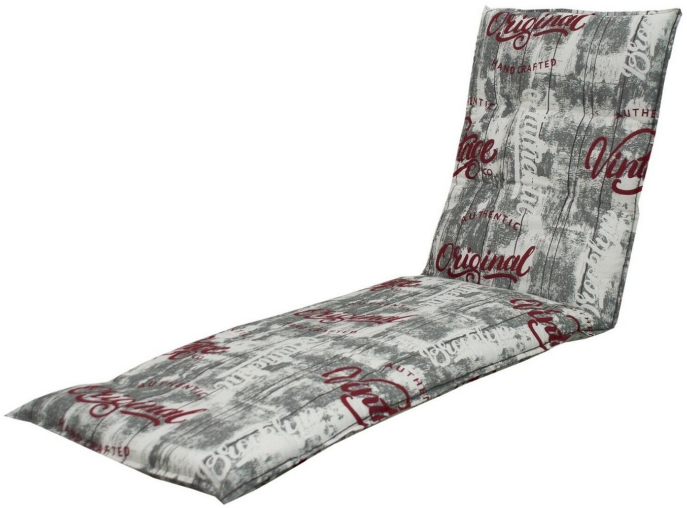 doppler® 'LIVING 2901' Liegenauflage, Baumwollmischgewebe grau, 190 x 60 x 7 cm Bild 1