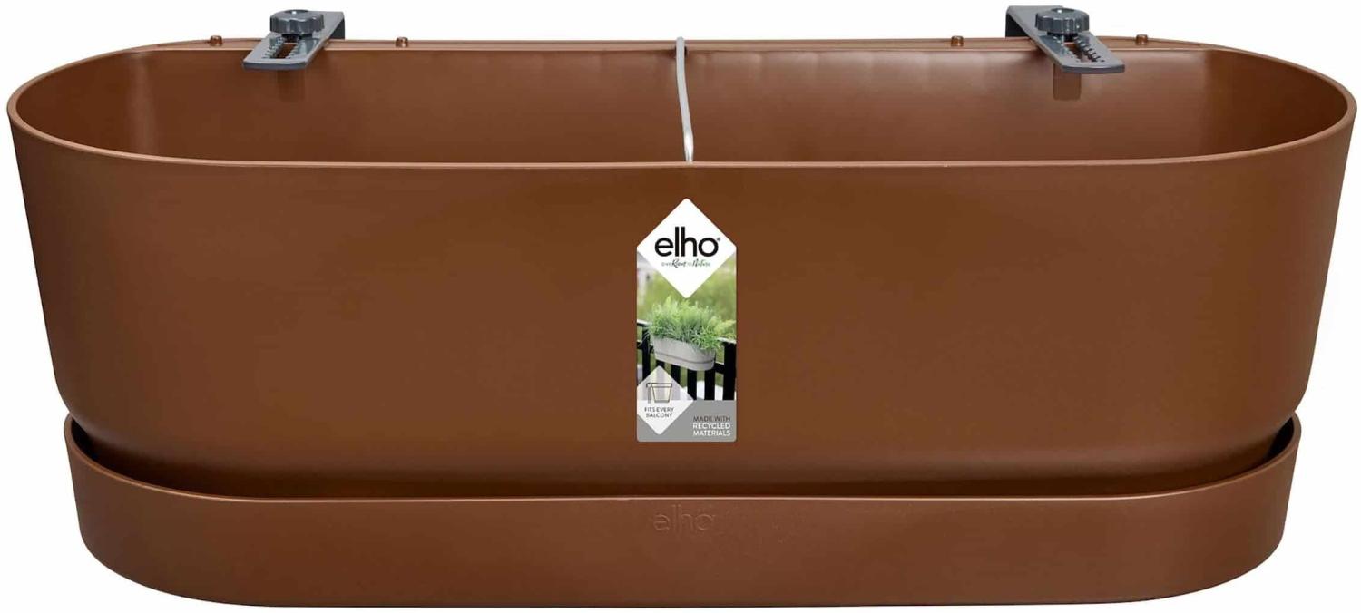 Elho Balkonkasten Greenville Easy Balcony L52 cm braun Bild 1