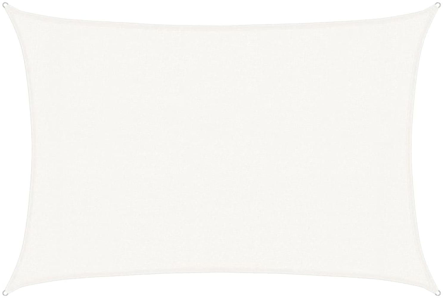 vidaXL Sonnensegel 160 g/m² Weiß 3x5 m HDPE 311239 Bild 1