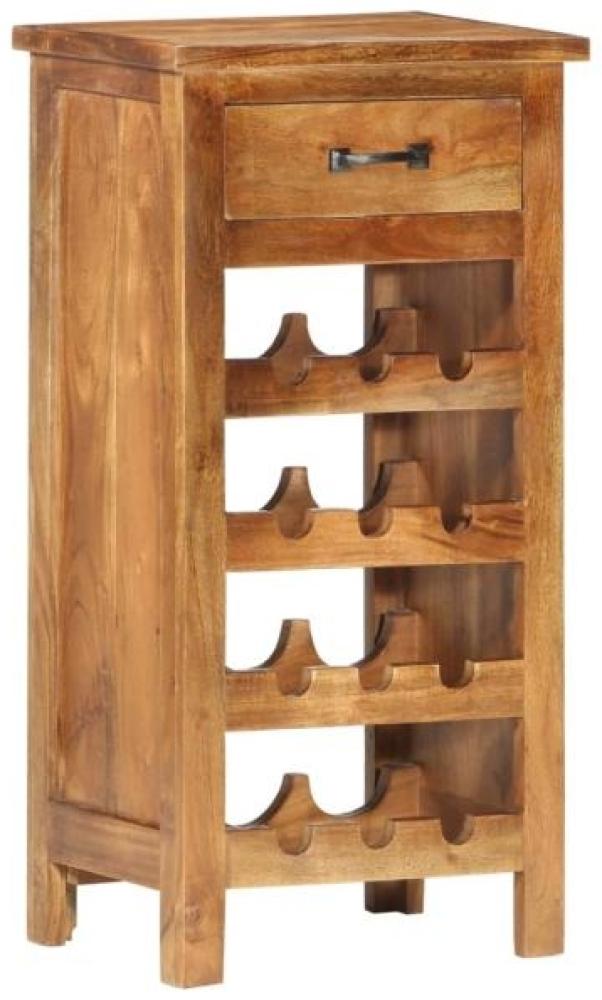 vidaXL Weinschrank 40 x 30 x 80 cm Massivholz Akazie 287482 Bild 1