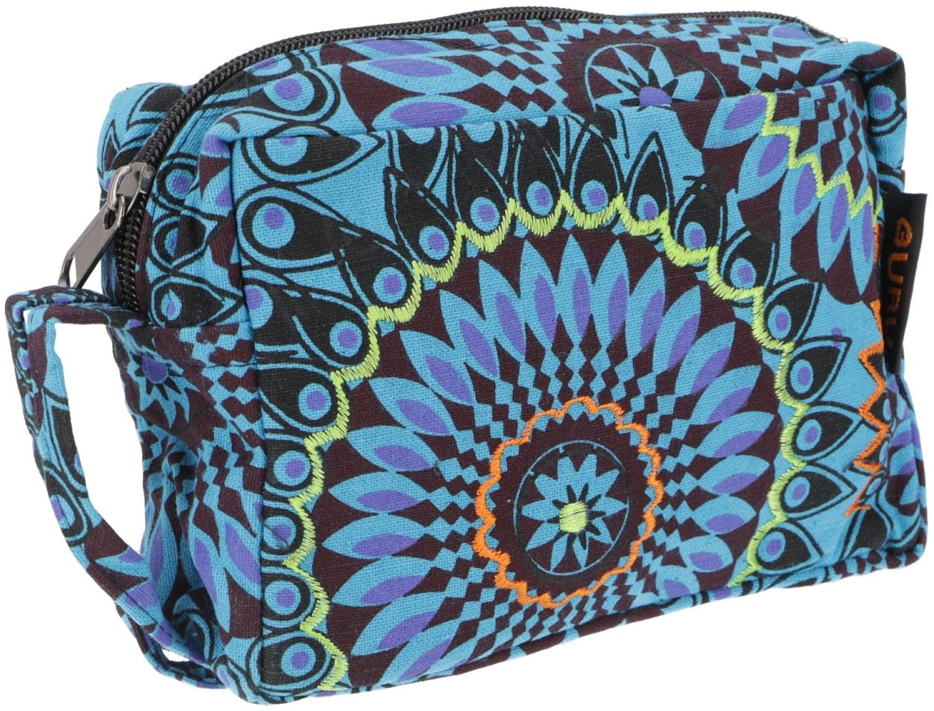 Guru-Shop Aufbewahrungstasche Boho Kosmetiktasche, Kramtäschchen aus Nepal -.. Bild 1