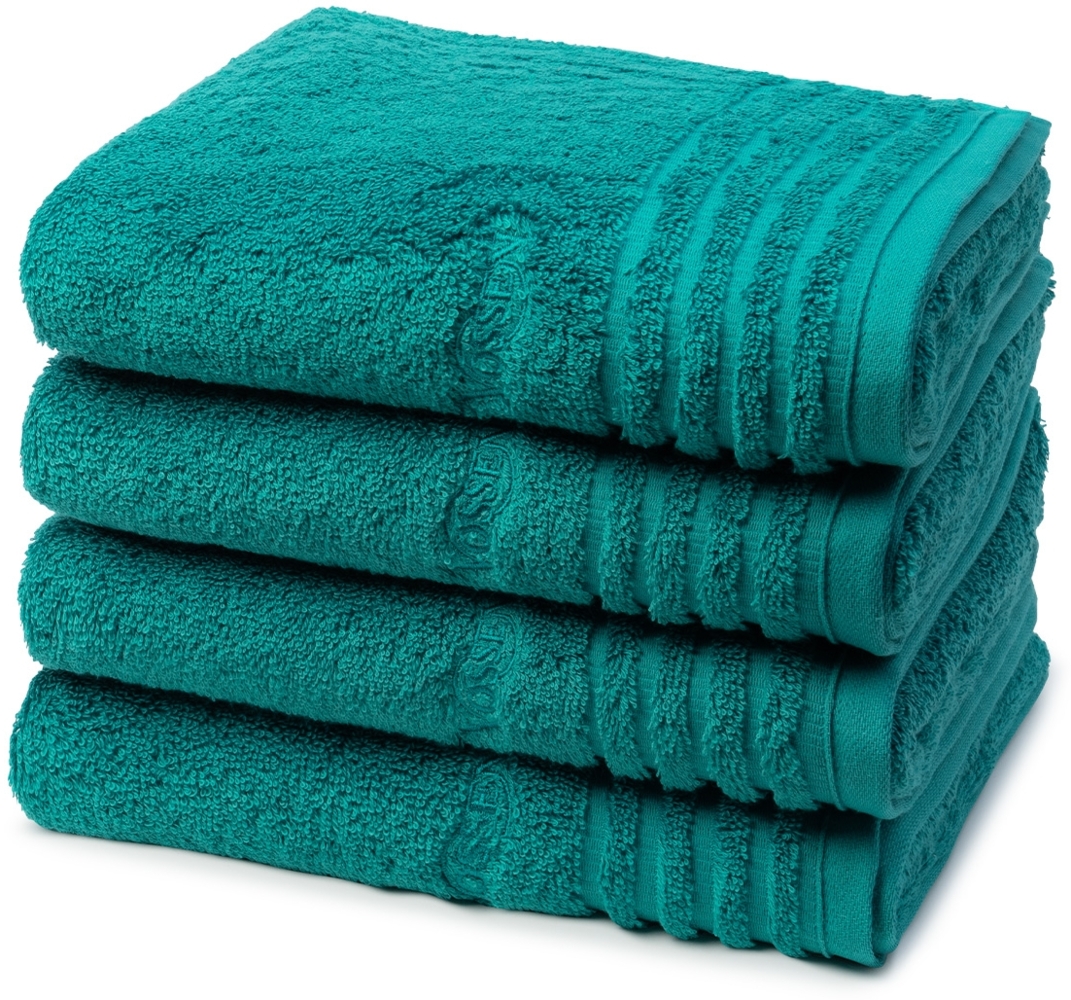 Vossen Vienna Style Supersoft 4 tlg. Frottier-Set - 4 X Handtuch (50 X 100cm) - 620 g/m2 - Lagoon Bild 1