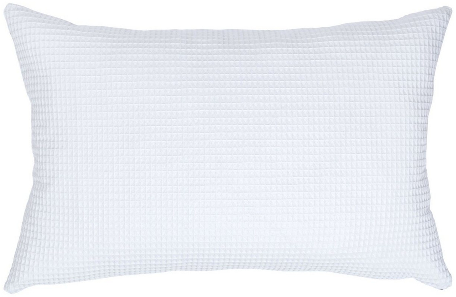 Amilian Dekokissen Dekoratives Kissen 60x40 cm mit Füllung, Waffel Baumwolle Bild 1