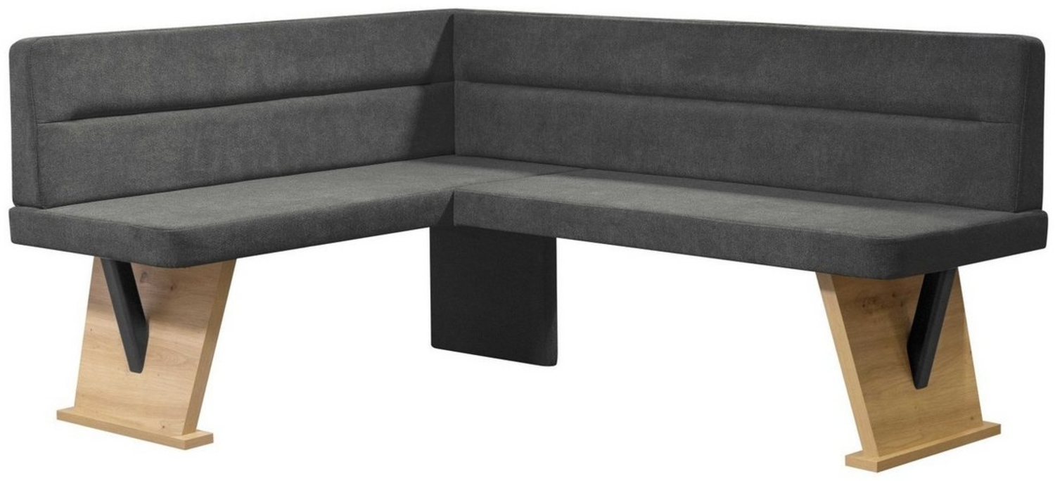 Home affaire Eckbank Laros, Bezug in verschiedenen Qualitäten und Farben Bild 1