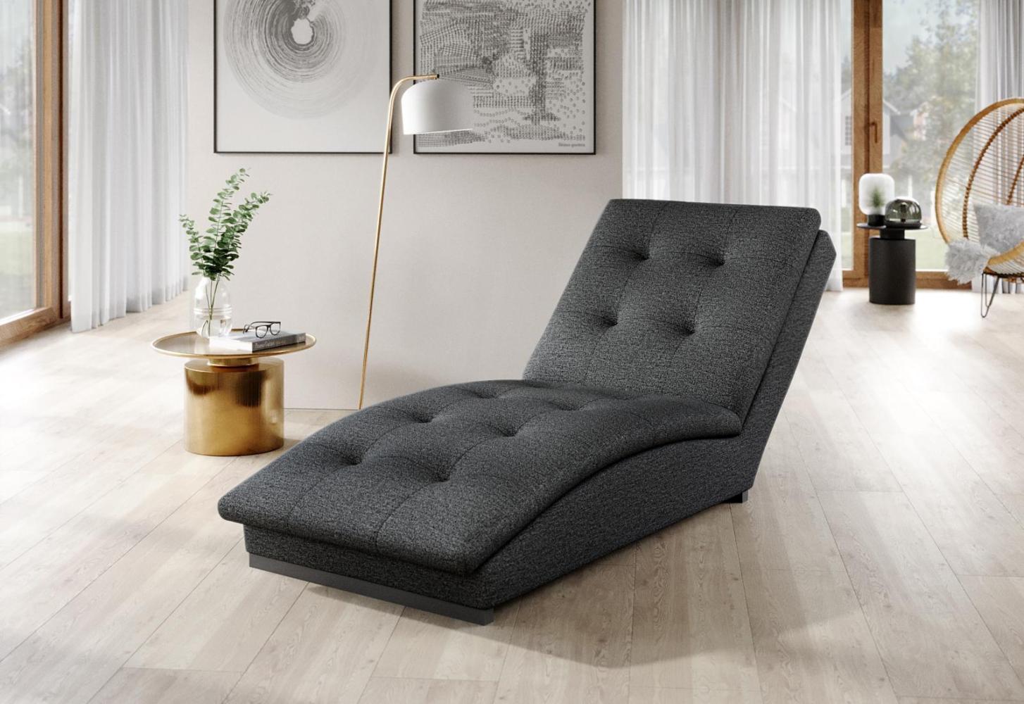 Wohnideebilder Doro Grau Chaiselongue CH-DOR-05GO Bild 1