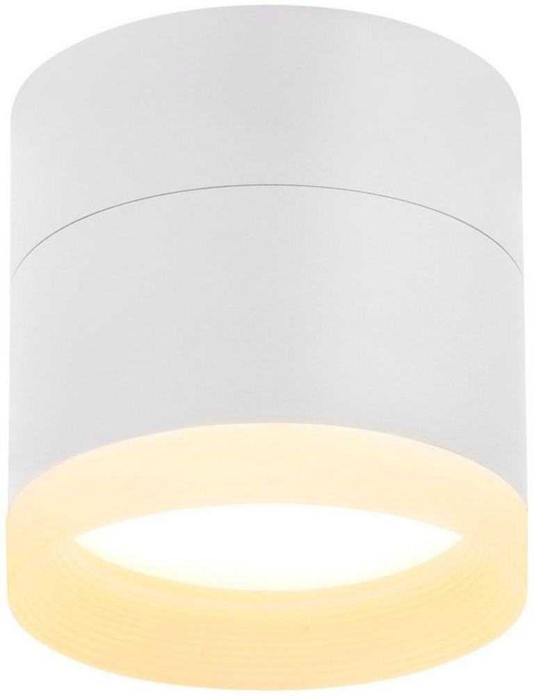 Nettlife LED Aufbaustrahler Schwarz/Weiß Rund Deckenstrahler 5W Spot Aufbauleuchte Klein Acryl, LED fest integriert, Warmweiß, GX53 Warmweiß Flach Aufputz Strahler Deckenspot 3000K Bild 1