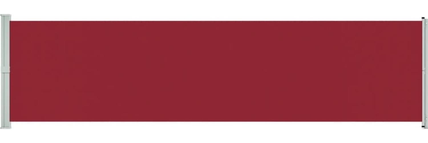 vidaXL Seitenmarkise Ausziehbar 600x160 cm Rot 313378 Bild 1
