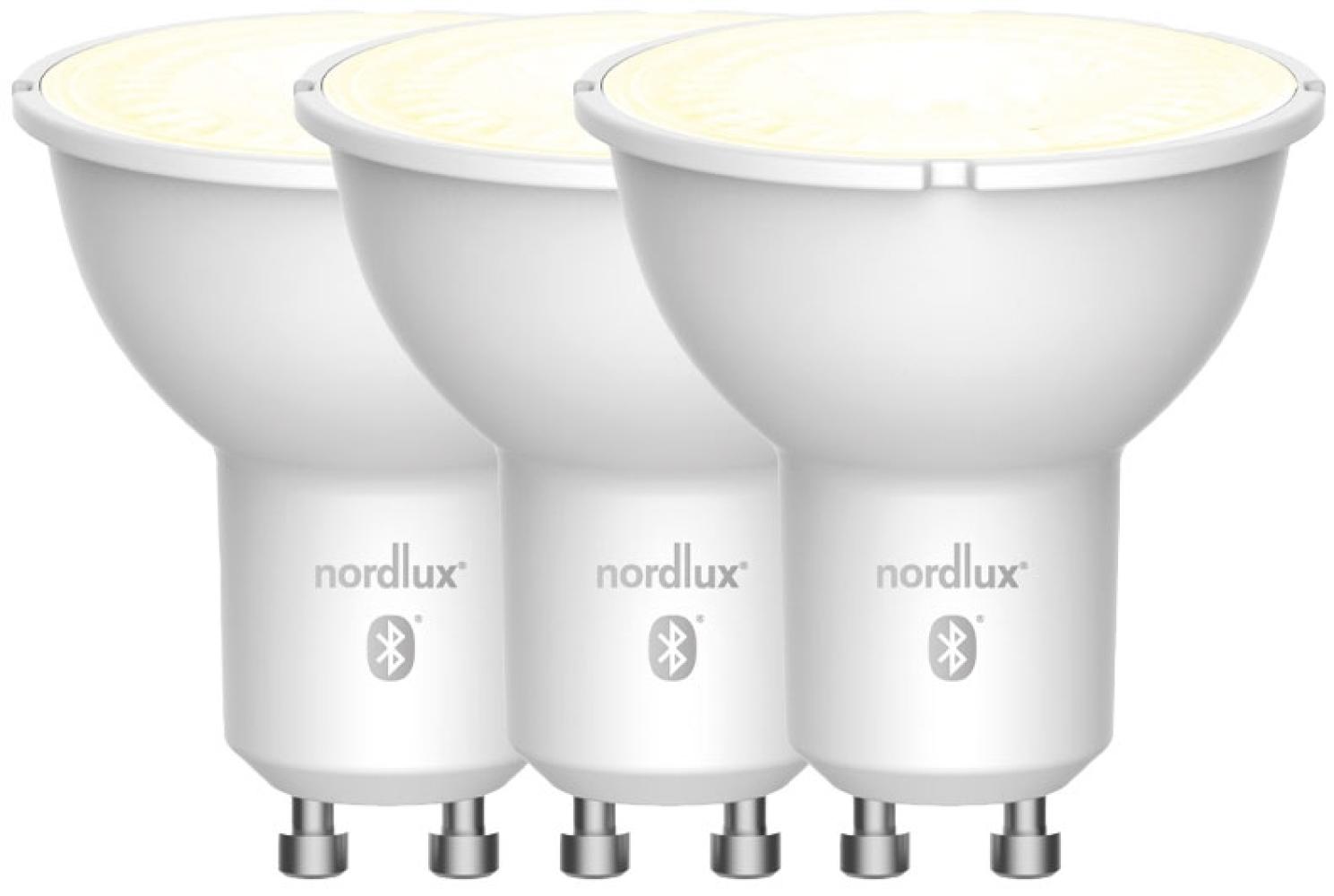 Nordlux Smart Home LED Leuchtmittel GU10 3er Set 4,8W 5x5x5,5cm Bild 1