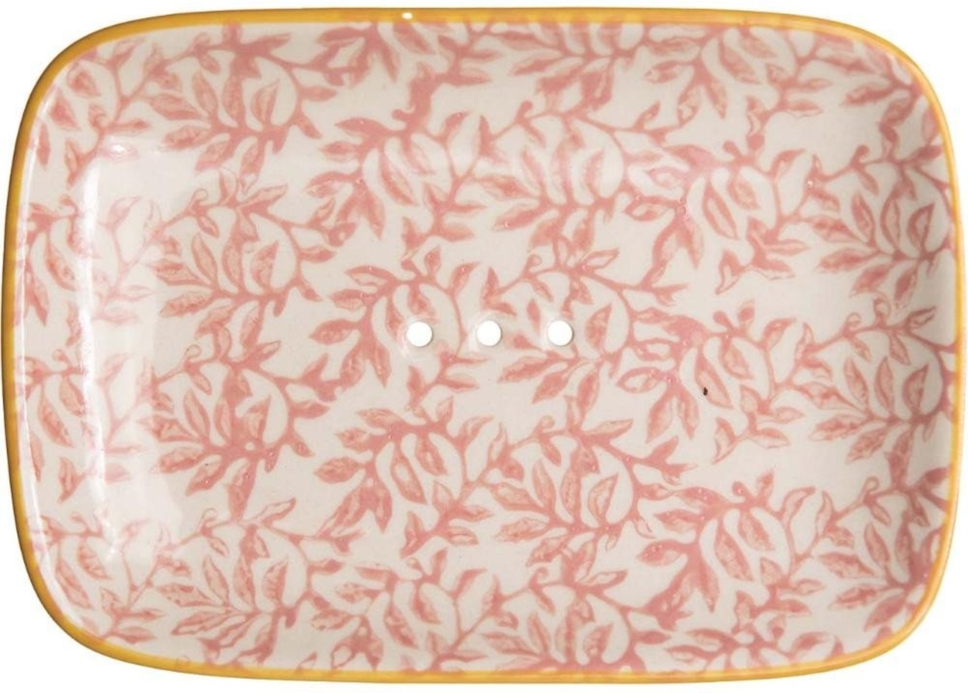 Tranquillo Seifenschale tranquillo Seifenschale 'FLORAL' aus Steinzeug, Breite: 13,5 cm Bild 1