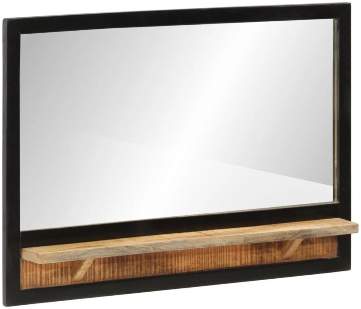 vidaXL Spiegel mit Ablage 80x8x55 cm Glas und Massivholz Mango 358579 Bild 1