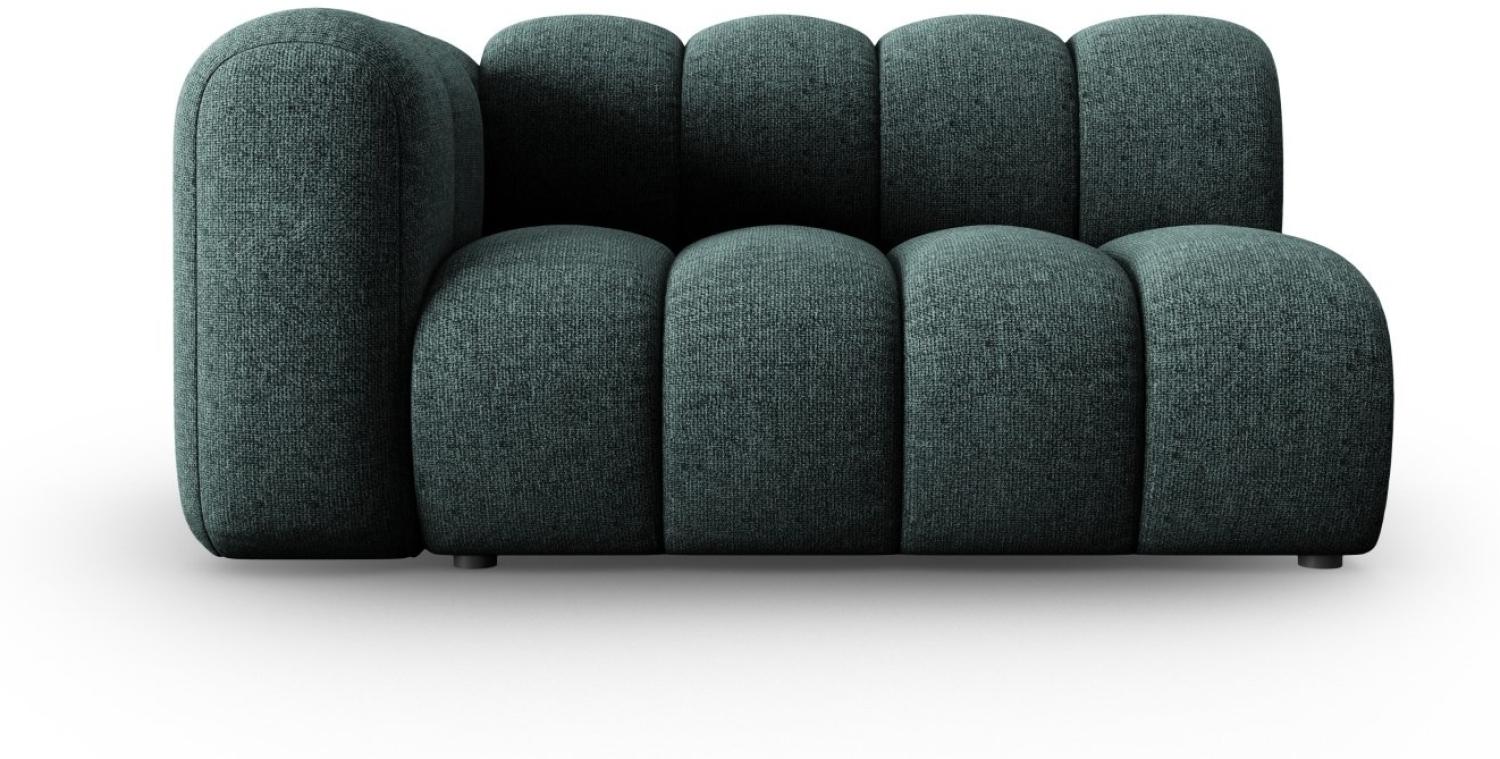 Micadoni Modulares Sofa Lupine 2-Sitzer Links Chenille Petrol Bild 1