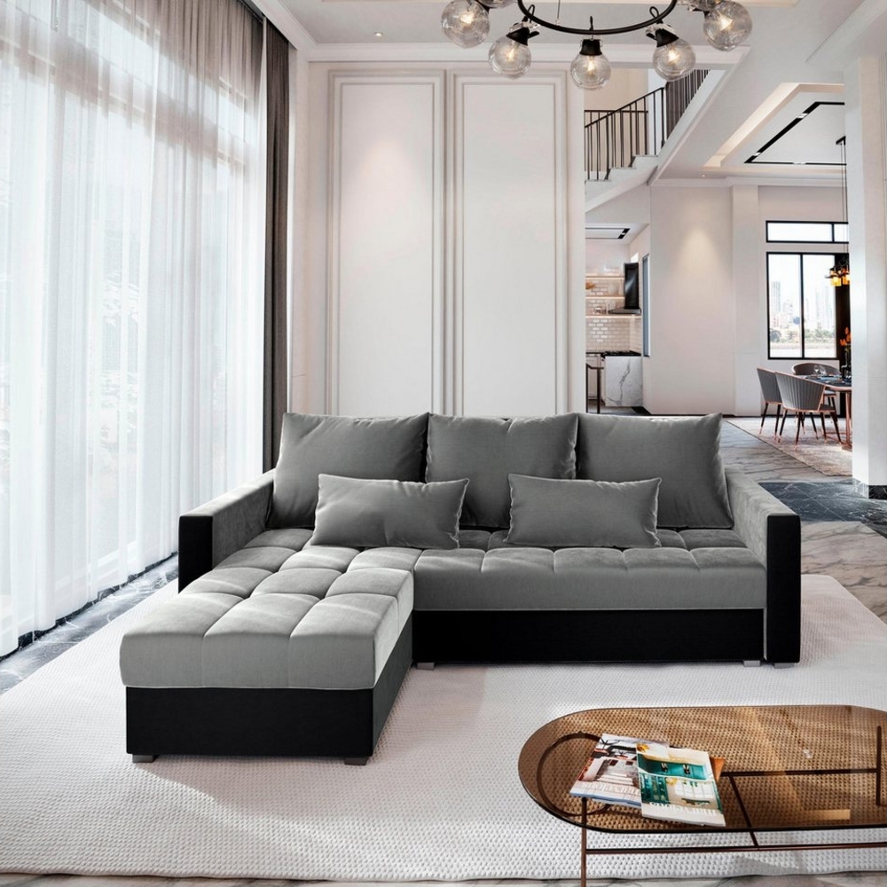 Masseno Ecksofa KOS PIK mit Schlaffunktion L-Form, Sofa mit Bettkasten Bild 1