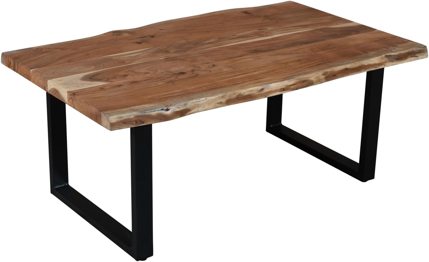 Couchtisch >Coffetable< in Akazie / schwarz - 110x45x65 (BxHxT) Bild 1