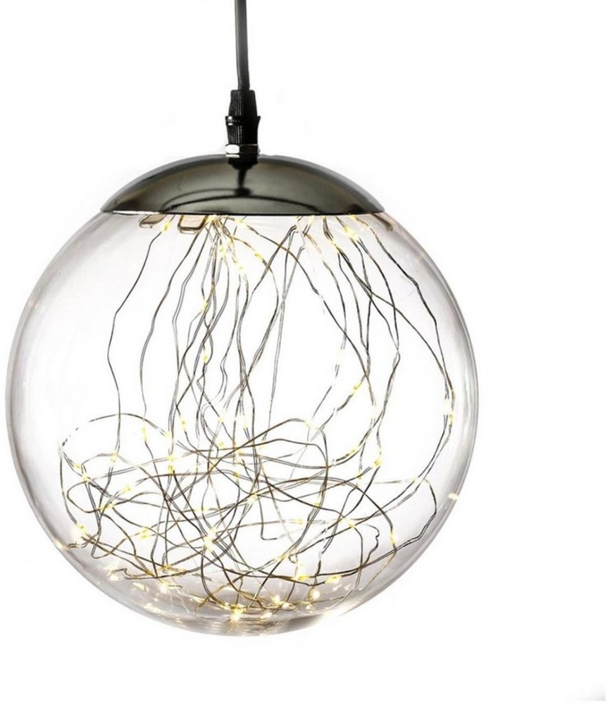 MARELIDA LED Kugelleuchte LED Lichterkugel Deko Kugel Hängeleuchte Leuchtkugel 20cm Innen Außen, LED Classic, warmweiß (2100K bis 3000K) Bild 1