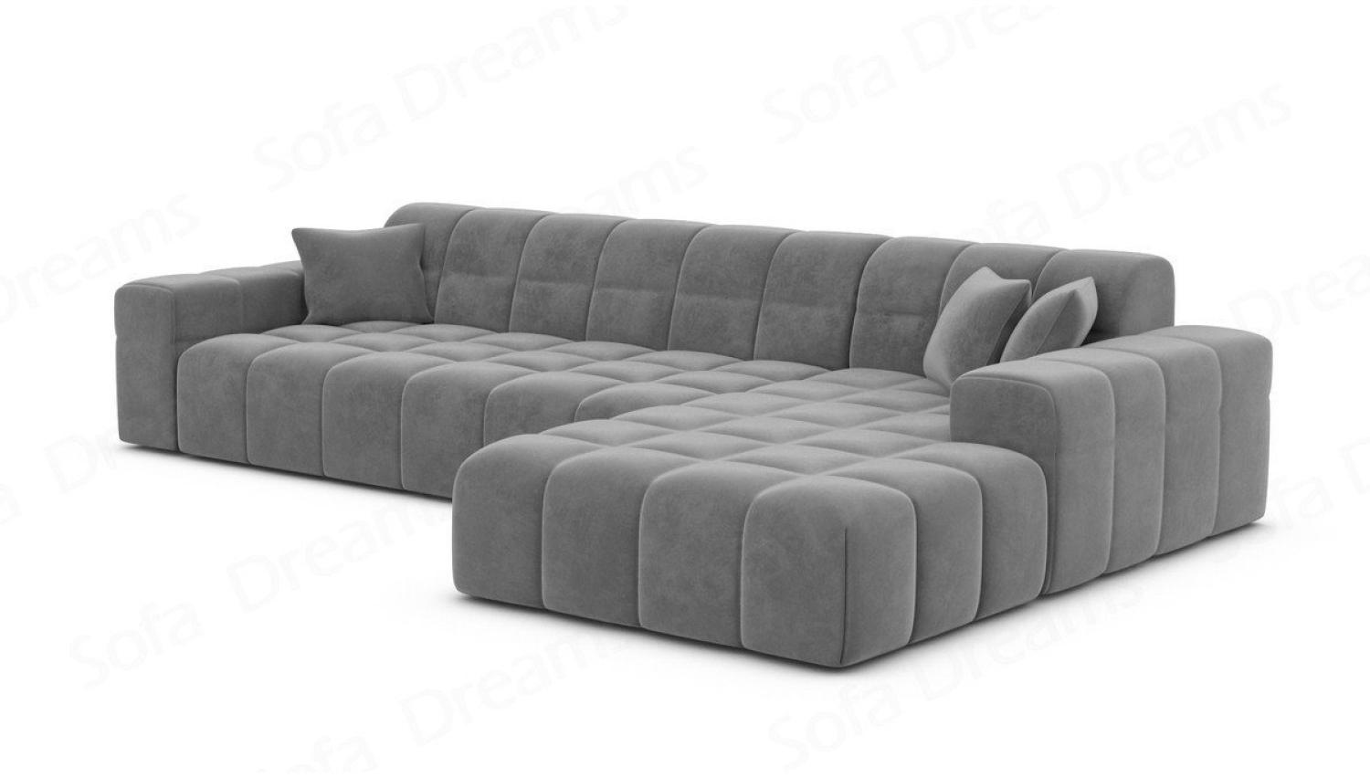 Sofa Dreams Ecksofa Stoffsofa Ibiza L Form kurz Stoff Modern Eckcouch Sofa Polstersofa, Loungesofa Bild 1